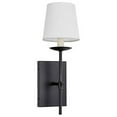 thumbnail image 3 of Eclipse 1 light Black and White shade wall sconce, 3 of 4