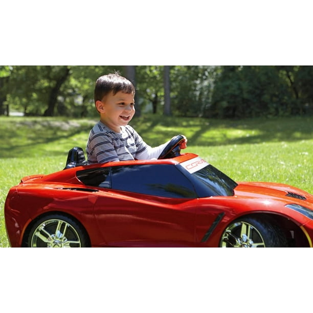 Black Corvette Fisher Price Power Wheels Corvette Stingray Red