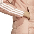 thumbnail image 4 of Women's adidas Sportswear Essentials 3-Stripes Light Down Jacket Color: Clay Strata Size: XX SMALL, 4 of 5