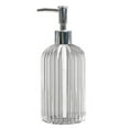 thumbnail image 2 of Glass Soap Dispenser, Clear Hand Soap Dispensers with Pump, Refillable Foaming Soap Bottle, Empty Manual Soap Dispenser for Kitchen, Bathroom, Countertop, 2 of 5