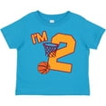 thumbnail image 3 of Inktastic Im Two Second Birthday Basketball Boys or Girls Toddler T-Shirt, 3 of 5