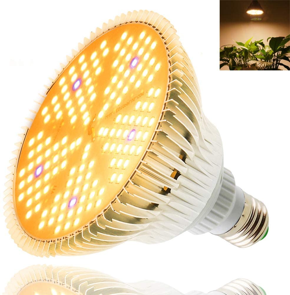 E26/E27 150W LED Grow Light Bulb Full Spectrum Sunlike Foldable Veg Stretch Lamp 