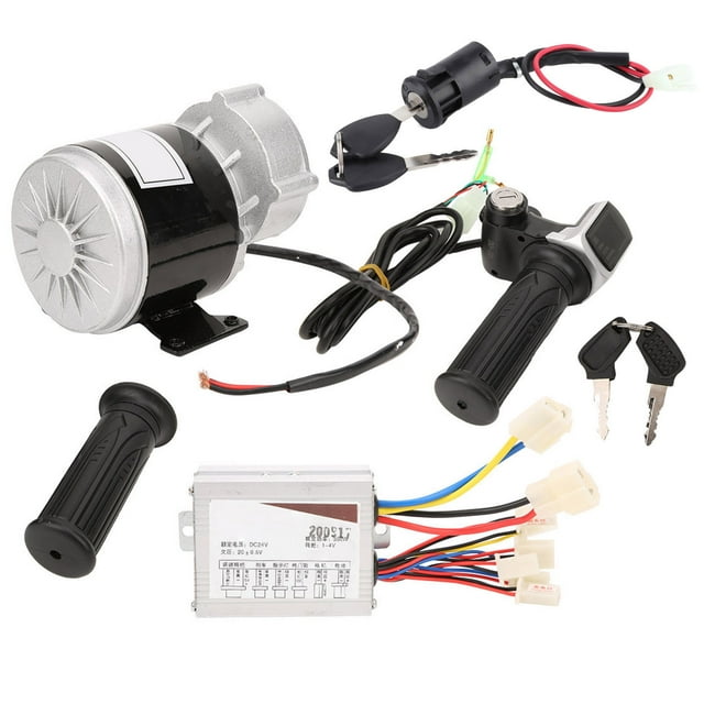 MY1016Z‑Kit de conversión de motor cepillado para bicicleta eléctrica y scooter eléctrico de 24 V y 350 W
