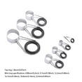 thumbnail image 3 of AKEGAMN Clearance! 7Pcs/Set Mixed Size Fish Pole Repair Kit Line Rings Fishing Rod Set Material: Stainless Features: , Various Sizes, Useful High stainless , with strong , tensile strength, and stre, 3 of 5