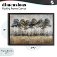 thumbnail image 4 of Stupell Industries Traditional Green & Blue Forest Grove Black Floating Frame Canvas Art, 25 x 17, by Creative Studio, 4 of 8