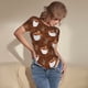 thumbnail image 3 of Fotbe Sloths Need More Coffee Body de Mujer con Cuello Redondo y Mangas Cortas, Sin Mangas Ajustado, Suave, Cómodo y Básico-Large, 3 of 7
