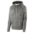 thumbnail image 5 of Sport-Tek PosiCharge Electric Heather Fleece Hooded Pullover-M (Black Electric), 5 of 6