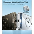 thumbnail image 5 of Titanium Color for iPhone 15 Pro Case with Full Camera Protection [No.1 Strong N56 Magnets] [ Grade Drop Protection] for Magsafe Women Girls Men Phone Case (6.1")-White, 5 of 13