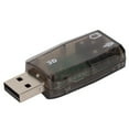 thumbnail image 3 of Sonew USB Stereo Sound Card,USB Sound Card Stereo Virtual 5.1 Channel External Sound Adapter With 3.5mm Headphone Microphone Jacks For PC,5.1 Channel Sound Card, 3 of 8