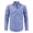 Sweatshirts-Blue, variant on Gamivast Golf Shirts for Men Plaid Slim Fit Button up Shirts with Chest Pocket Trendy Long Sleeve Pullover Golf & Office Casual Outfits