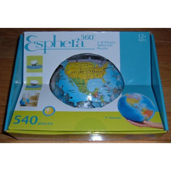 Esphera 360 9" 540 Pieces Plastic Globe by Mega Brands