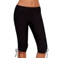 thumbnail image 2 of LELINTA Women's Swim Shorts Drawstring Swim Quick Dry Board Shorts Swimsuit Bottom Skinny Swim Trunk, 2 of 5