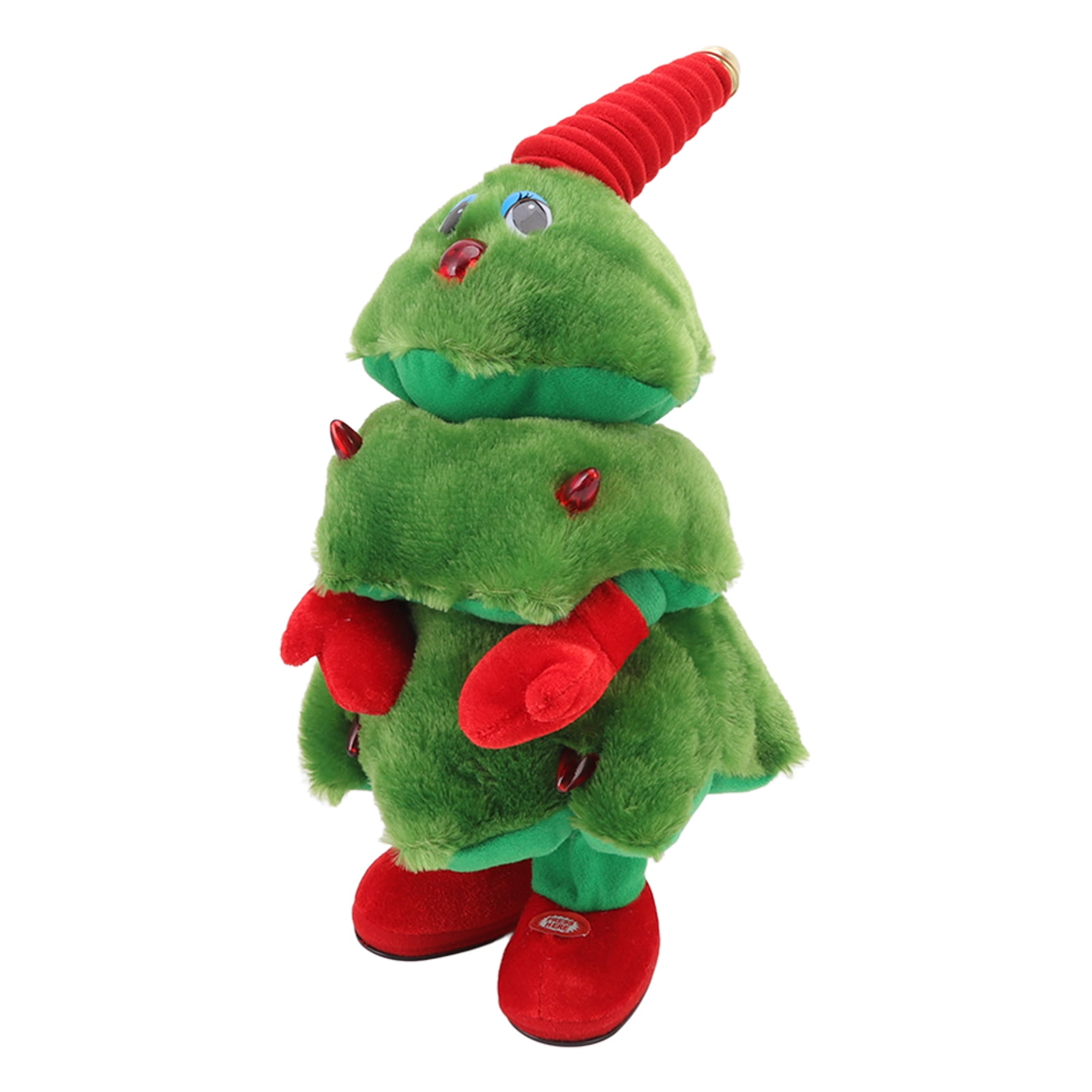 Singing Dancing Christmas Tree, Electric Christmas Tree Plush Toy 8 Songs Glowing Swinging For