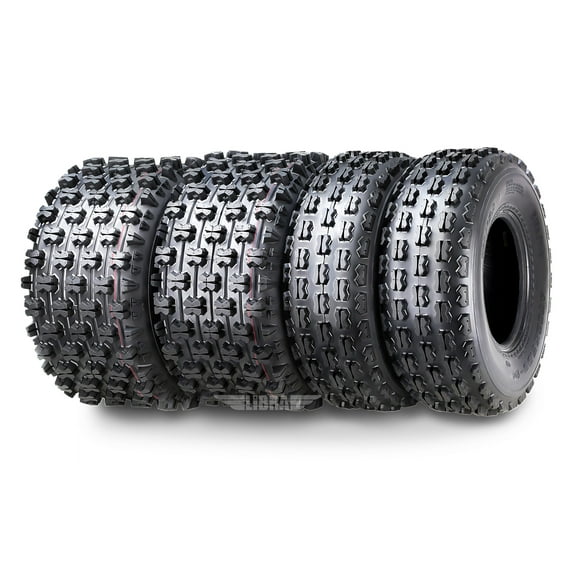 Set 4 ATV Tires 22x7-10 & 22x10-10 Yamaha Big Bear 250 Bruin 250 GNCC Racing