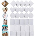 thumbnail image 1 of 50 Pieces Blanks Car Scented Hanging Round Felt with Bags and Elastic Rope for Car Use and Decor, 1 of 5