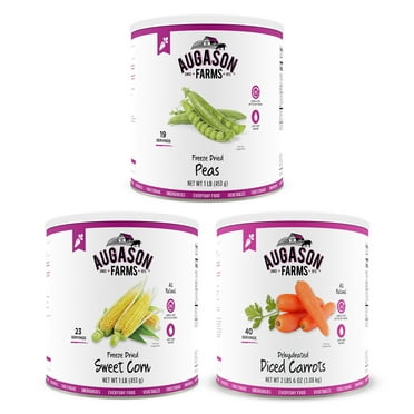 Augason Farms Freeze Dried Berries Variety Kit #10 Can 3-Pack - Walmart.com