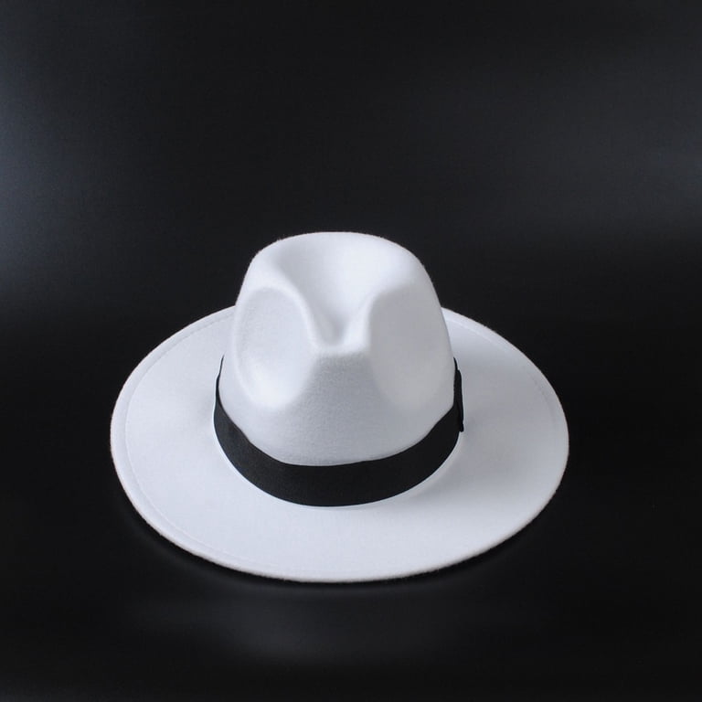Wide Brim Fedora Hats for Women & Men Classic Dress Panama  display picture 1