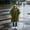 Green GN, variant on Waterproof Adult Rain Ponchos Waterproof Thickened Cloak Raincoat Portable Adult Poncho for Outdoor Hiking Cycling Non Disposable Reusable Green