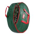 thumbnail image 2 of Bolsa de guirnaldas navideñas navideñas Guirnaldas artificiales dobles Mango de contenedor de almacenamiento a prueba de agua Decorativo Temporadas Juguetes Hogar Verde Scienceny HA009390-02, 2 of 6