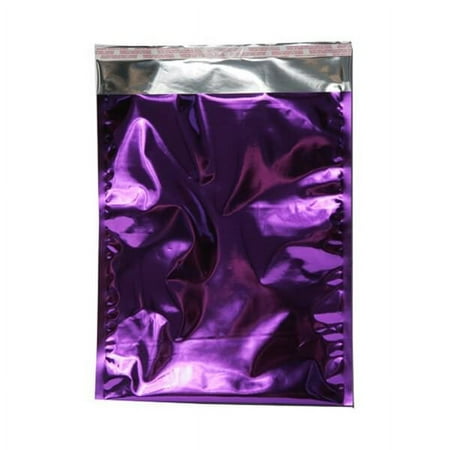 UPC: 0608729148913 | JAM Paper & Envelope 10 x 13 Peel & Seal Foil Envelopes  Purple  25/Pack