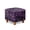 Fur Pattern Leopard Print Violet Black, variant on SCRAWLGOD Easter Egg Spot Engineering Vehicle Pattern Blue Ottoman Slipcover, Breathable Footrest Sofa Protection Washable Covers for Footstool with Stretch Bottom for Pets