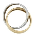 thumbnail image 2 of KoolJewelry 10k Two-tone Gold High Polish Rolling Ring, 2 of 4