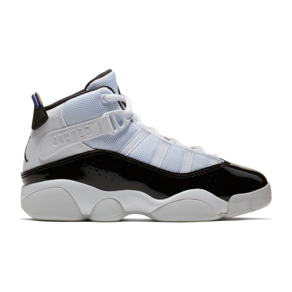NIKE 323432-104 : PS Boys' Jordan 6 Rings Basketball Shoes White/Black ...
