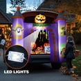 thumbnail image 3 of Castillo embrujado inflable ZPISF para decoración de Halloween, 1,7 m, 3 of 7
