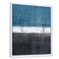 thumbnail image 2 of Designart Teal Meets Grey Abstract Art FLOAT FRAME WALL ART, 2 of 4