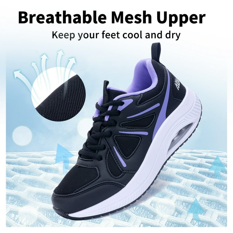 AOV Women Arch Support Walking Shoes Orthotic Sneakers for Plantar