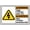 Warning Sign 3, variant on Bilingual Warning High Voltage Keep Out Aluminum Tin Warning Sign 8"x12" - For Home Outdoor Garden, Bilingual High Voltage Sign