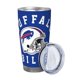 thumbnail image 2 of Taza térmica duradera de acero inoxidable 304 con tema del equipo de fútbol Bills con tapa y pajita Taza térmica de acero inoxidable de 20 oz Taza para automóvil Adecuada para bebidas frías y, 2 of 8