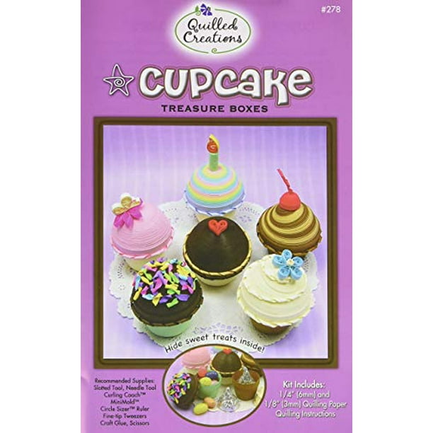 Quilled Creations 278 Coffrets au Trésor de Quilling Kit-Cupcake