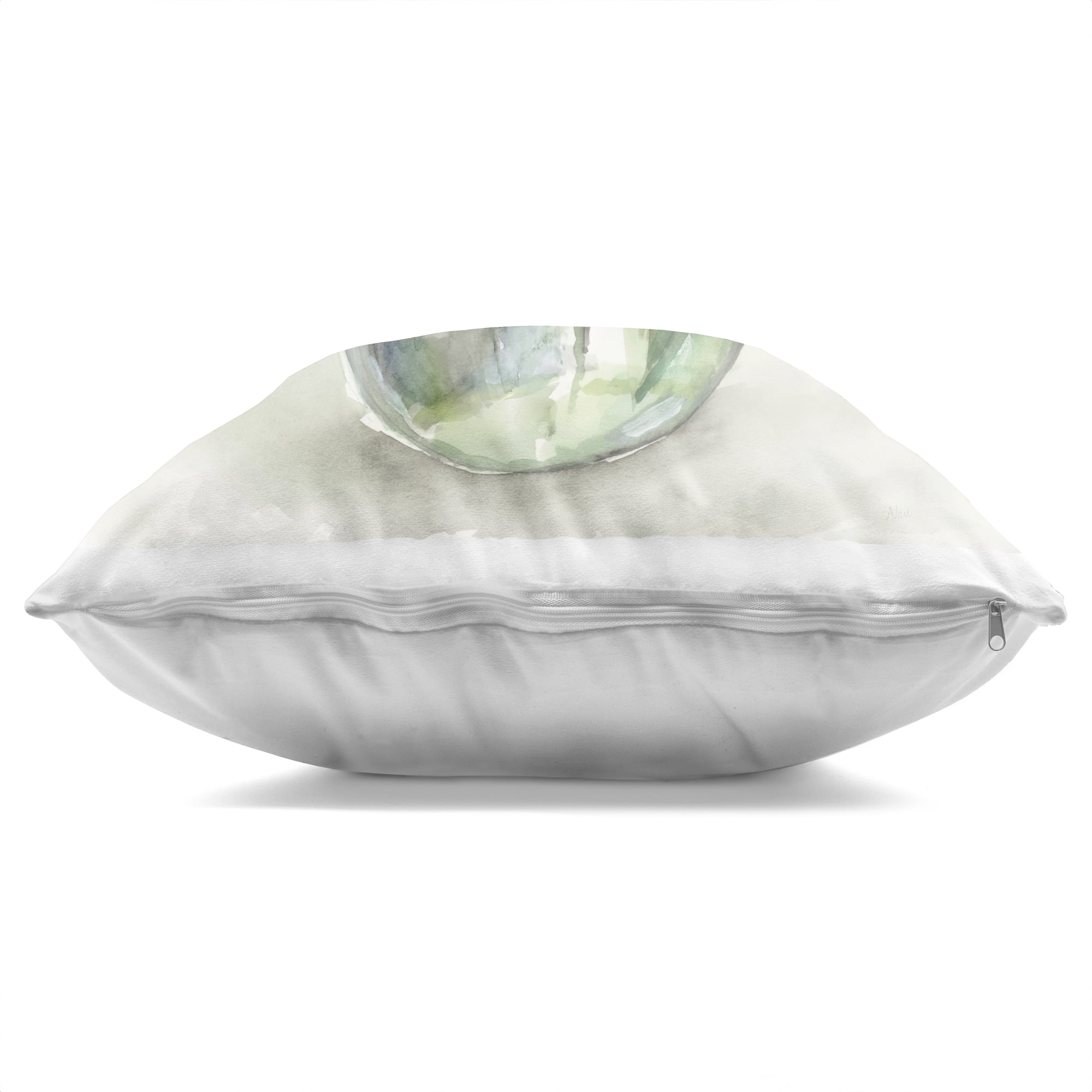 Stupell Industries Blue Tulip Watercolor Bouquet Decorative Printed Throw Pillow, design by Nan, 18 x 7 x 18