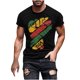 thumbnail image 1 of Mens Camisetas Algodón Casual Impreso Manga Corta Cuello Redondo Suéter Blusa para el Uso Diario, 1 of 5