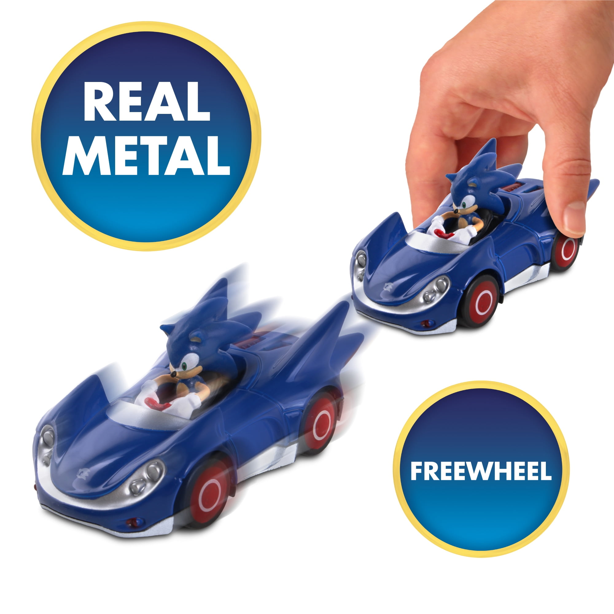 Sonic & Sega All-Stars Racing: Sonic 1:64 Diecast Metal Car