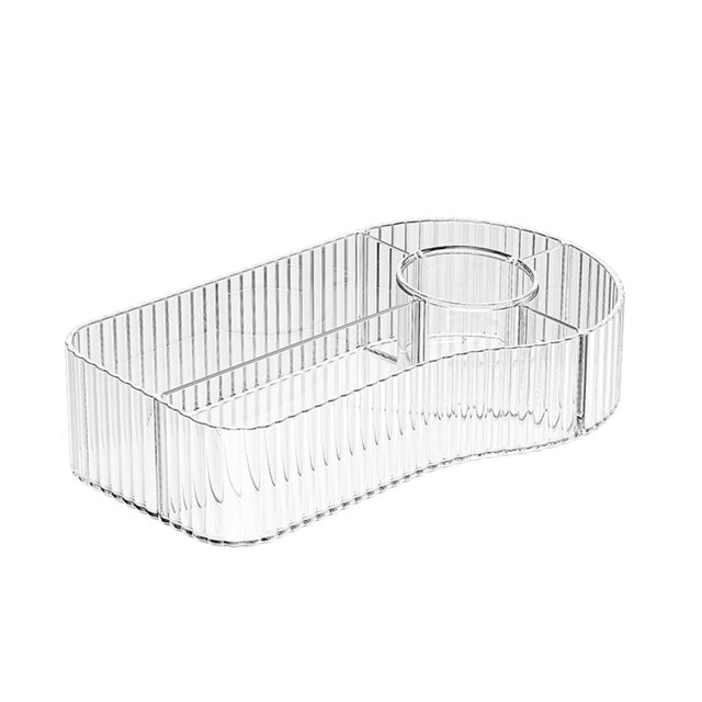 Petits Paniers de Rangement, Paniers pour Rangement de Bureau Boîte de Rangement pour Cosmétiques Commode pour Animaux Panier de Rangement Transparent Compartiment de Rangement Petit Panier de Rangement