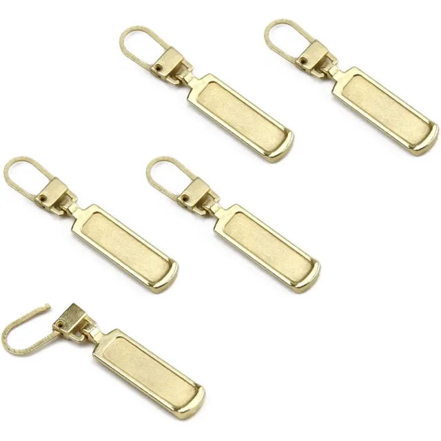 5/10pcs Detachable Zipper Puller Universal Replacement Tab Zippers Head Sliders Repair Kit for Suitcases Bags DIY Sewing Craft