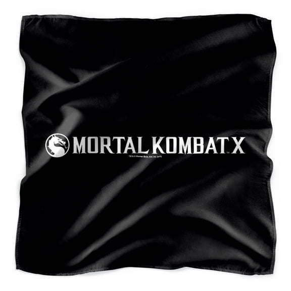 Mortal Kombat X Horizontal Logo Bandana (21 in x 21 in)