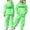Green, variant on WOYY Toddler Girls Sweat Suit -Lined Hoodie Pants Casual Active Outfits, Sizes 2-3T
