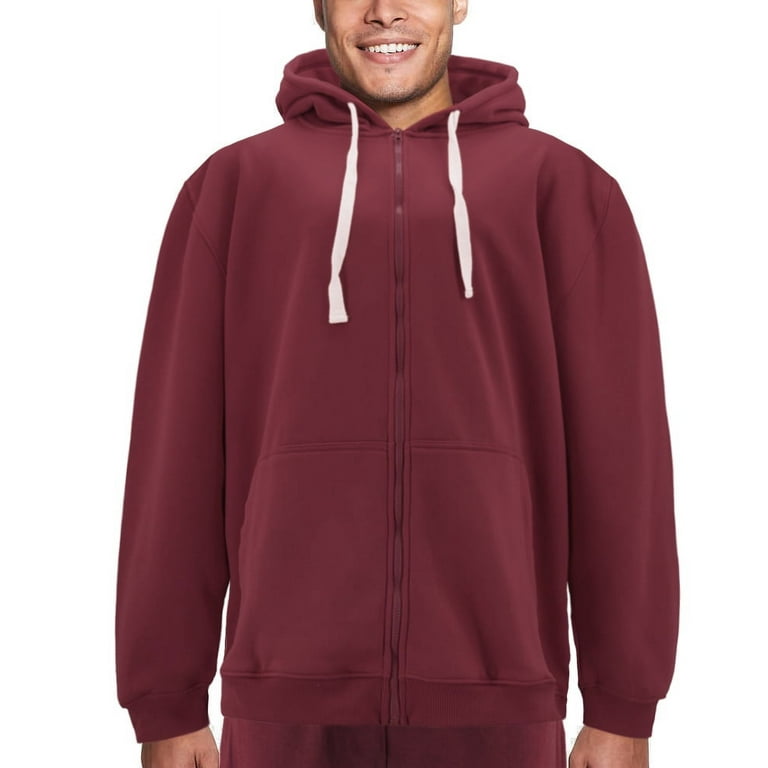 Men's Zip Up Fleece Sports Gym Athletic Jogging Track Sweat Men's Zip Up Fleece Sports Gym Athletic Jogging Track Sweat