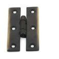 thumbnail image 4 of Oil Rubbed Bronze Cabinet Flush H Hinge 3" Renovators Supply - Pack of 2, 4 of 8