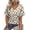 Multicolor BF106, variant on Zeagoo Womens Summer Top Casual V Neck Short Sleeve Floral Tee Shirts Ladies Tunic Tops for Legging