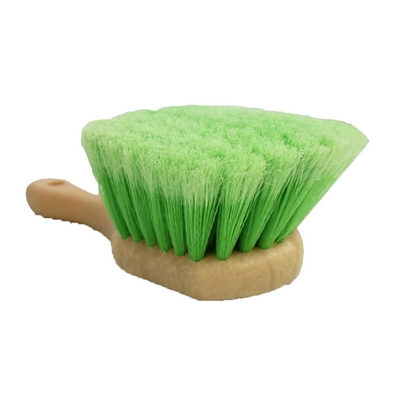 Carcarez Green Soft Wheel and Rim Cleaning Brush for Car, Truck, Motorcycle, and Tire Detailing – Auto Detailing Brush