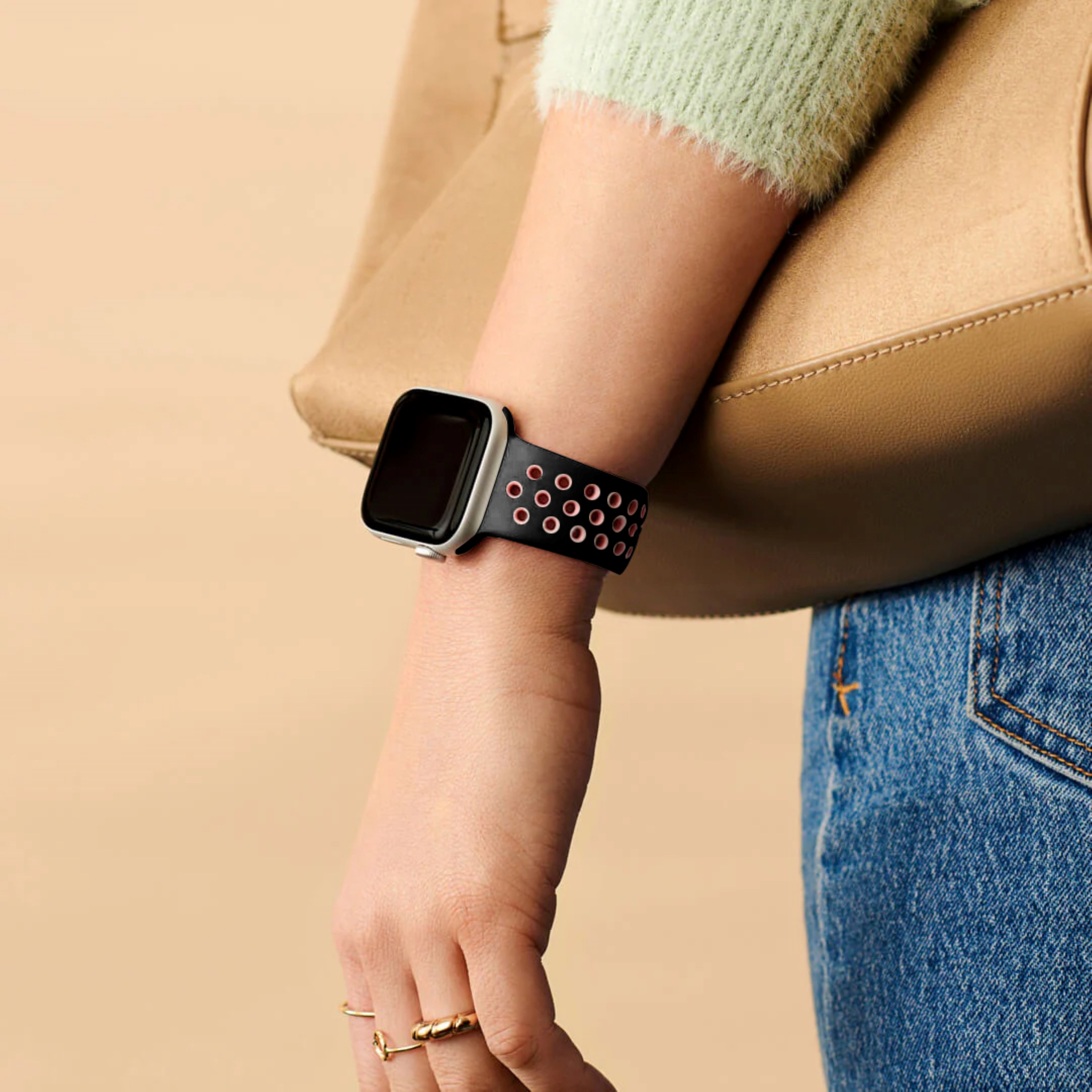 ComfiTime Apple Watch Band - Stretchy Silicone Sport Strap photo 2