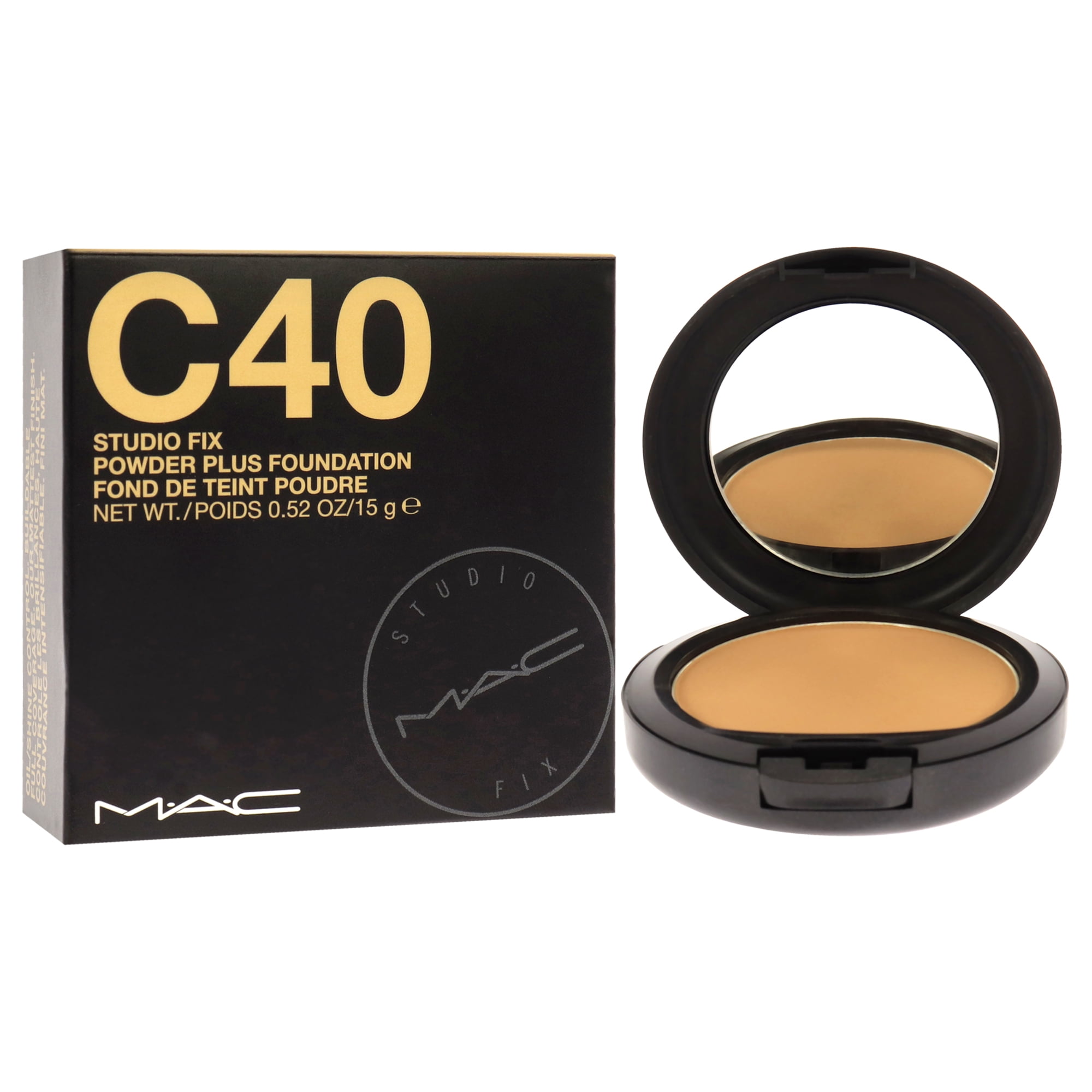 MAC Studio Fix Powder Plus Foundation - C40 0.52 oz - Walmart.com