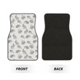 thumbnail image 2 of Fuzoiu Hand Drawn Squirrel Print Carpet Floor Mats for Car,Car Foot Mat Set,Universal Fit 4 Piece Mat Pad Set,Fits Most Cars Trucks Vans Sedans SUV Auto Carpet Mat Se, 2 of 7