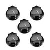 5Pcs 6mm Insert Shaft 24x15mm Plastic Potentiometer Rotary Knob Pots