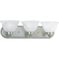 Progress Lighting Avalon Brushed Nickel Traditional/Casual Bath & Vanity w/ 3 Light 100W - P3268-09