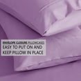 thumbnail image 3 of American Home Collection Brushed Microfiber Sheet Set, Deep Pocket Extra Soft Sheets & Pillowcases Set, 4 Pieces, Queen, Lavender, 3 of 7